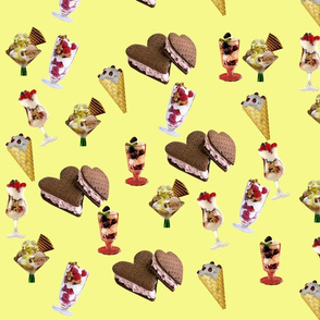 Various Ice Cream (Yellow)