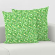 Spring Green Floral Botanical Tropical Leaves Small_Miss Chiff Designs