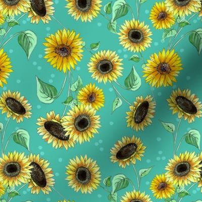 sunflower_repeat_blue