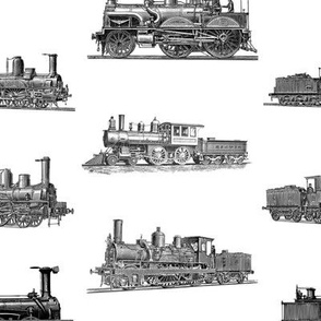 locomotives - large