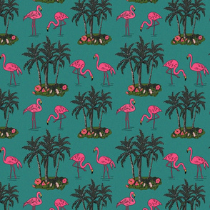 Vintage_flamingos_8x8