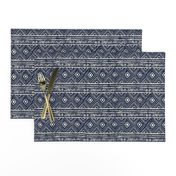 Mud Cloth // Navy & Eggshell // Extra Small