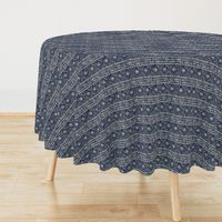 Mud Cloth // Navy & Eggshell // Extra Small