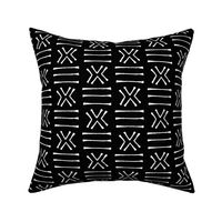 Malian Mudcloth on Black // Small