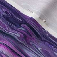 DRSC2-  Melted Marble in Purple - Lilac - Lavender - Pastel Blue - Lengthwise - Small