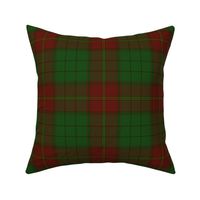 Ulster district tartan, 6" red - muted