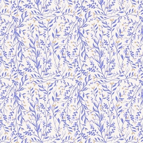 Regency Floral Vine Periwinkle