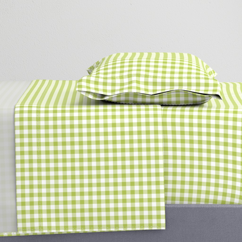 Mini Gingham Green Apple