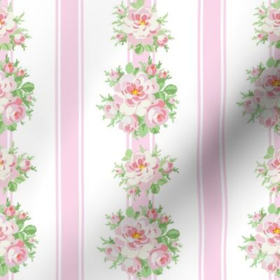 Genoveva  Floral Stripe 