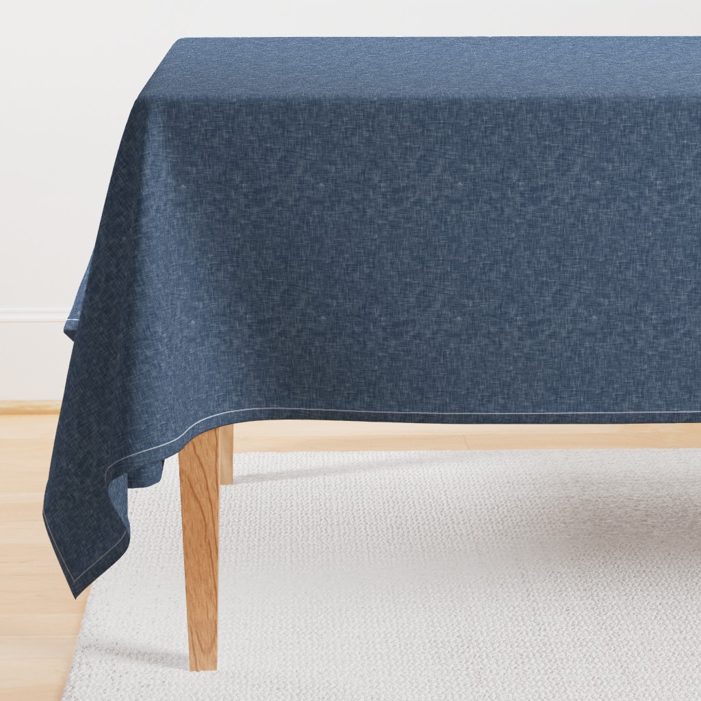 navy linen solid