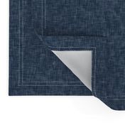 navy linen solid