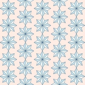 Star Tiles Soft Blue and Nude