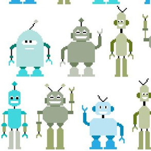 8bit robots - large