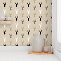 Deer - half scale - midnight woodland- 