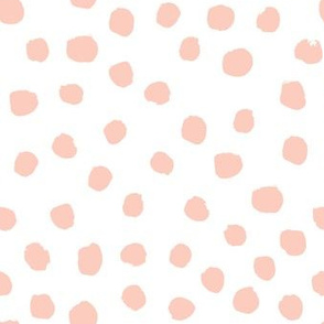 dots blush coordinate mini dots painted dots cute girls