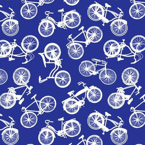 Vintage Bicycles // Dark Blue 