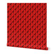 Ballet Dancers on Red (small)