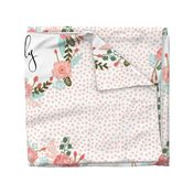 isn't she lovely blanket girls baby nursery sweet florals flowers girls 