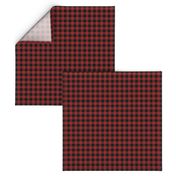 Tiny Buffalo Check Flannel Red Black