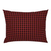 Tiny Buffalo Check Flannel Red Black