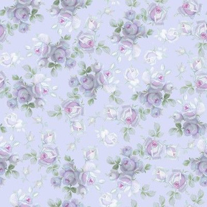 Nilly Floral in blue-violet