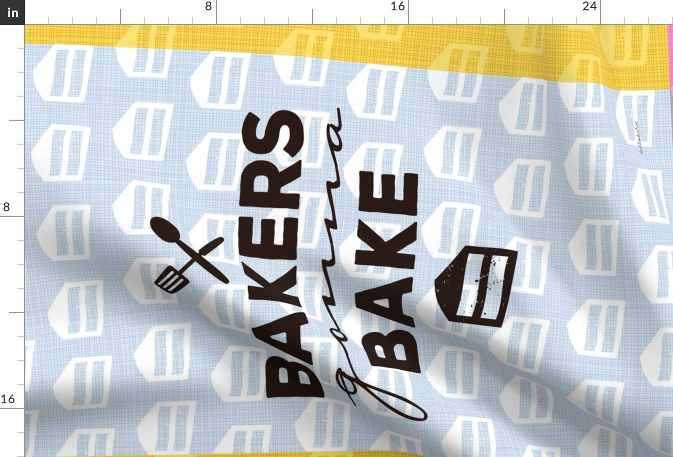 Bakers Gonna Bake Tea Towel Set Multi