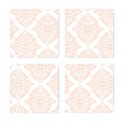 Modern Damask Blush Pink