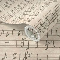 Vintage music notes