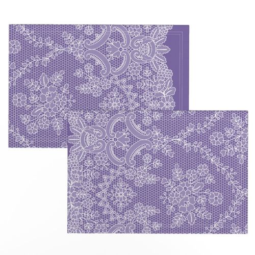 Purple Lace with border