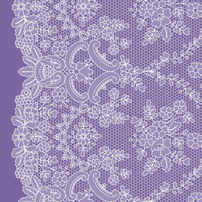 Purple Lace with border