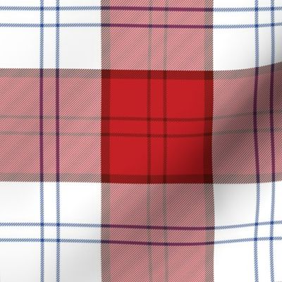 Dress Red Lennox tartan, 6" (Scottish version)