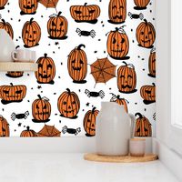 pumpkins // halloween kids cute scary spooky october fall autumn fabric