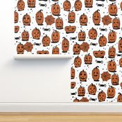 pumpkins // halloween kids cute scary spooky october fall autumn fabric