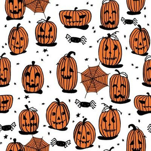 pumpkins // halloween kids cute scary spooky october fall autumn fabric