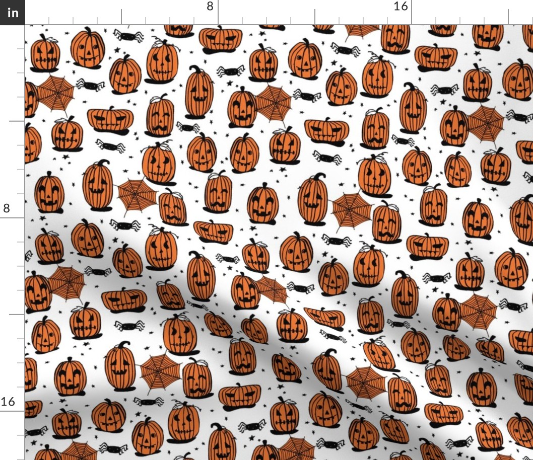 pumpkins // halloween kids cute scary spooky october fall autumn fabric