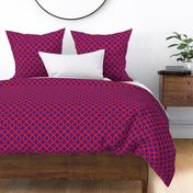 Geometric Red and Purple Pattern