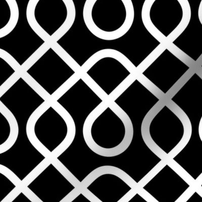 Geometric Black and White Pattern