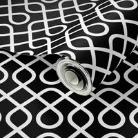 Geometric Black and White Pattern