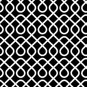 Geometric Black and White Pattern