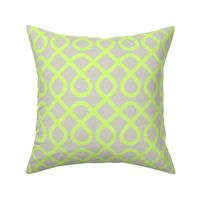 Geometric Natural Neon Green