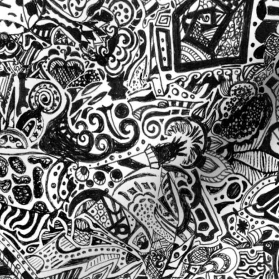 Abstract Doodles 1 - Spoonflower