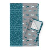 wholecloth quilt - Winslow wood - baby boy woodland quilt