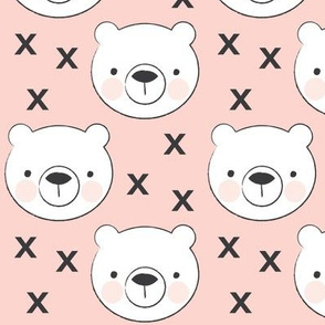polar bear-face-with-Xs-on-soft pink