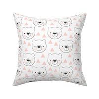 polar-bear-faces-with-pink triangles-on-white