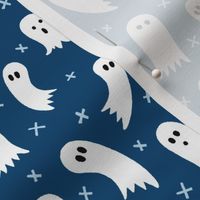 Halloween Ghosts Blue