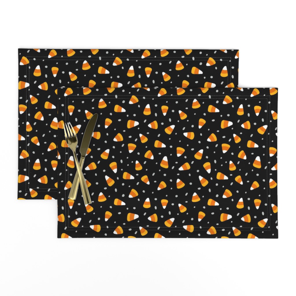 Halloween Candy Corn Black