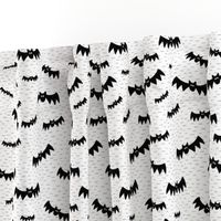 Halloween Bats on White