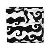 BW Swirly Wave