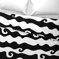 BW Swirly Wave