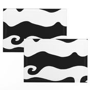 BW Swirly Wave